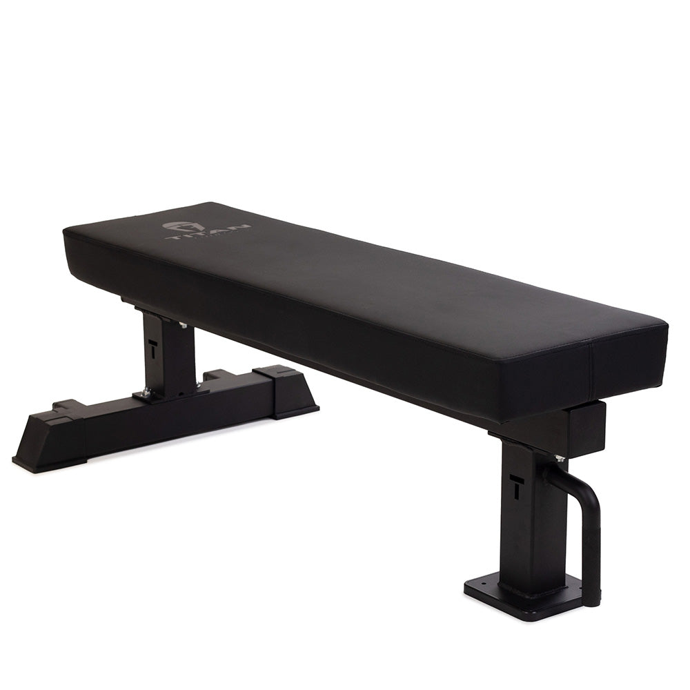 401848_01.jpg Scratch and Dent, TITAN Series Single Post Flat Bench - Image 1