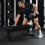 Scratch and Dent, TITAN Series Single Post Flat Bench - Image 2