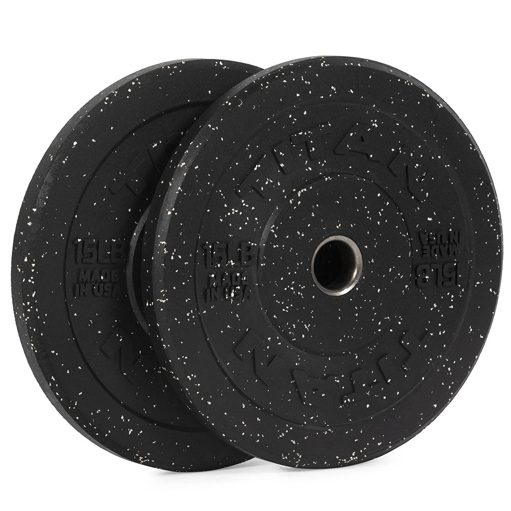 402032_01.jpg 15 LB Pair Crumb Rubber Bumper Plates - Image 1