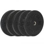 260 LB Set Crumb Rubber Bumper Plates