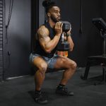 60 LB Rubber Hex Dumbbells - Image 2