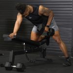 95 LB Rubber Hex Dumbbells - Image 4
