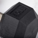 40 LB Straight Stainless Steel Hex Dumbbells - Image 3