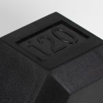 120 LB Straight Stainless Steel Hex Dumbbells - Image 3