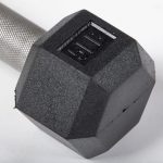 5 LB Straight Stainless Steel Hex Dumbbells - Image 3