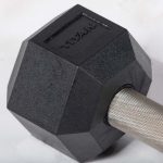 15 LB Straight Stainless Steel Hex Dumbbells - Image 4
