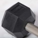 20 LB Straight Stainless Steel Hex Dumbbells - Image 4