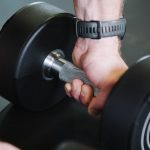 Scratch and Dent, 45 LB Round Urethane Dumbbell - Image 4
