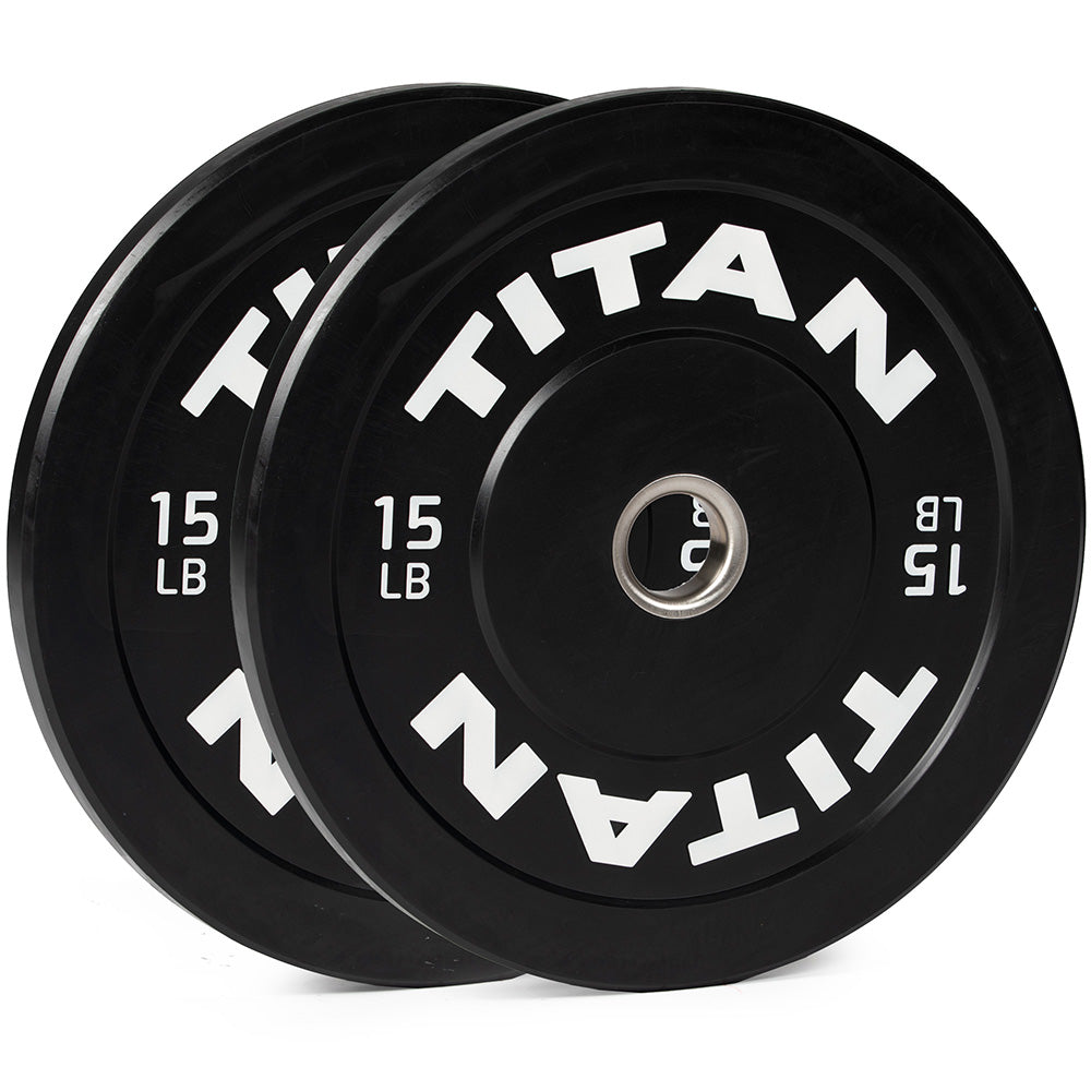 430340_01.jpg 15 LB Pair Economy Bumper Plates - Image 1